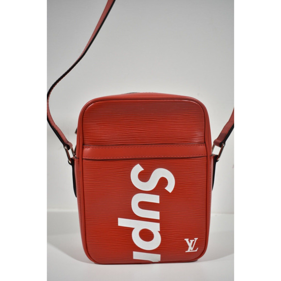 Louis Vuitton Danube PM Supreme Red White Epi Leather Shoulder Crossbody Bag - Picture 3 of 11